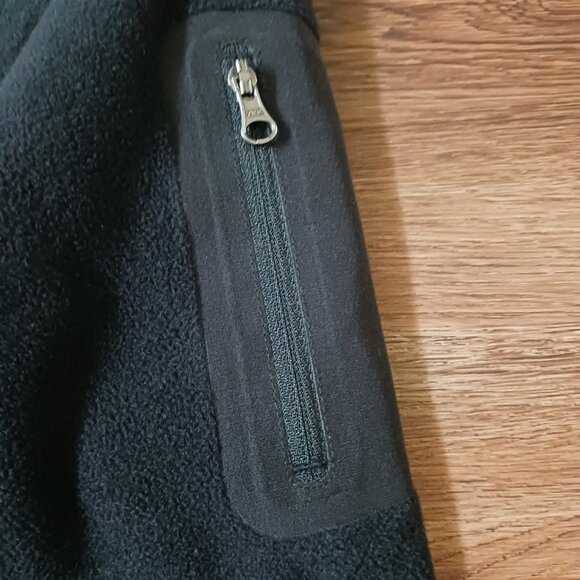 Marmot Women's Medium Fleece Jacket Black Full Zip Pockets Google Cloud Polartec - Picture 3 of 8